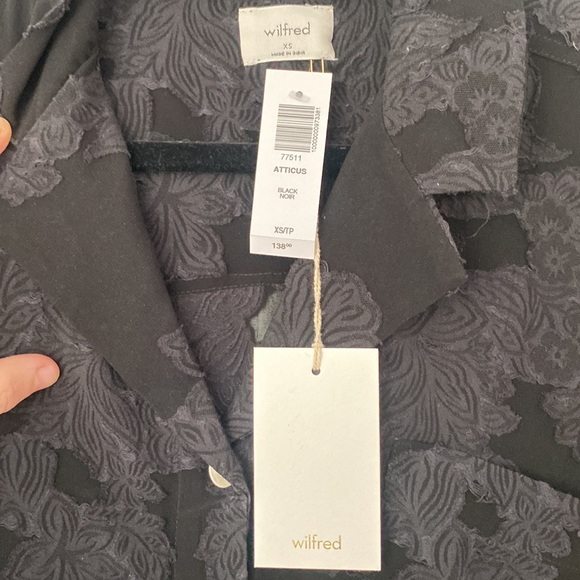 Wilfred Atticus Button up Blouse - Black - Picture 4 of 4